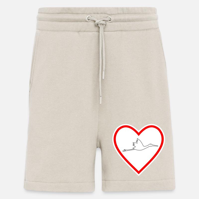 Herz Klapperstorch - Shorts - made by SPREAD - WARM CLAY