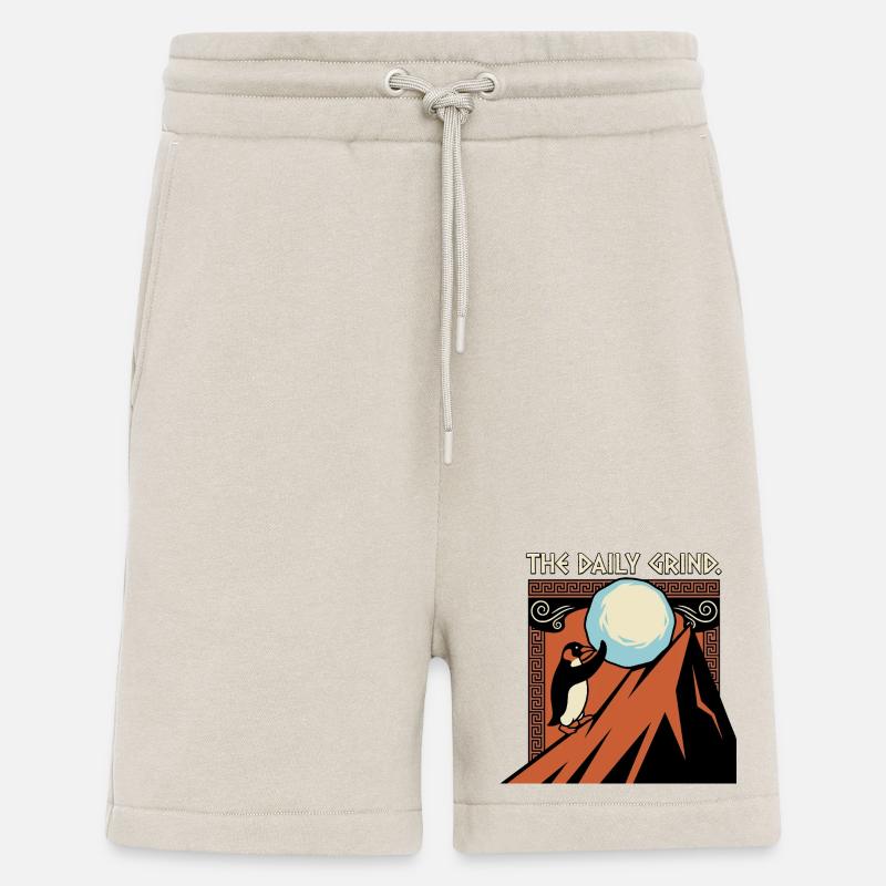 La routine quotidienne - Short bio décontracté fabriqué en UE - WARM CLAY