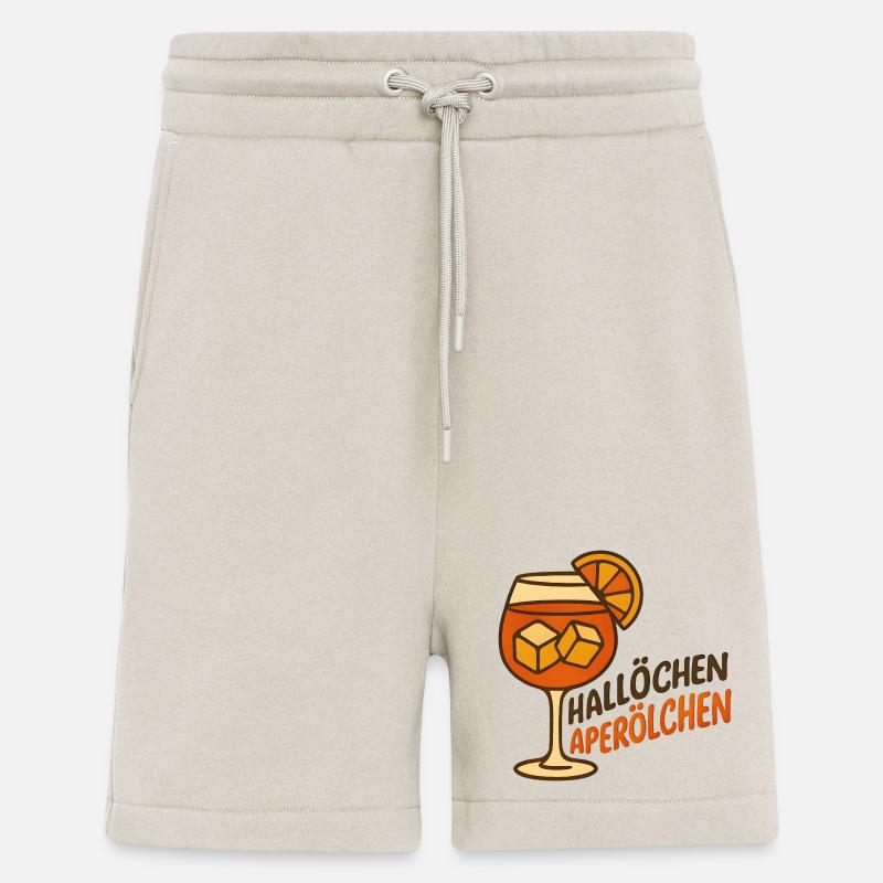 Hallöchen Aperölchen Party Spritz Geschenkidee - Shorts - made by SPREAD - WARM CLAY