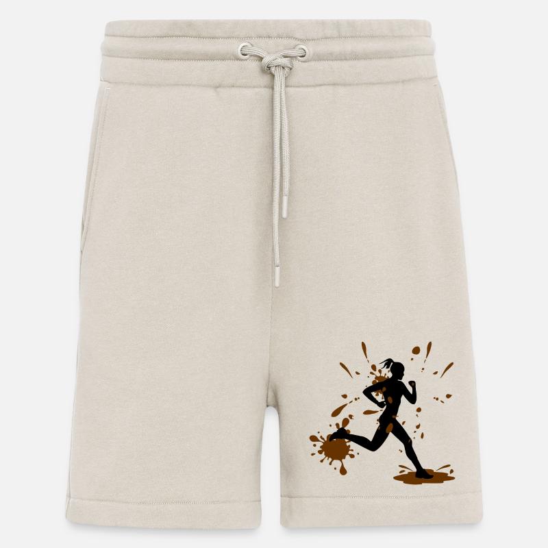 Mud Run Woman – Modder Runner Challenge - Shorts - made by SPREAD - WARM CLAY