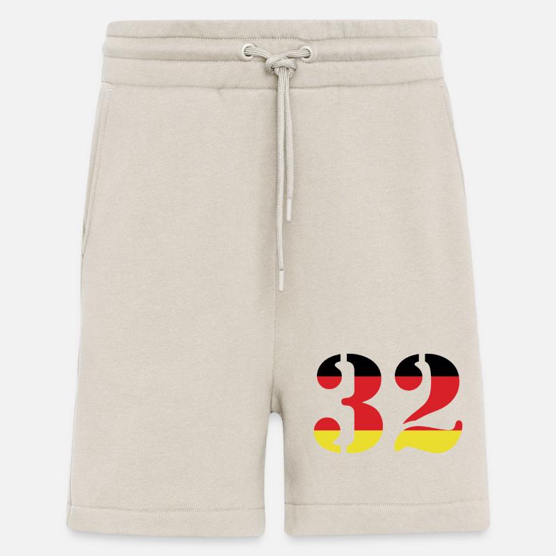 Maillot 32 numéros Allemagne - Short bio décontracté fabriqué en UE - WARM CLAY