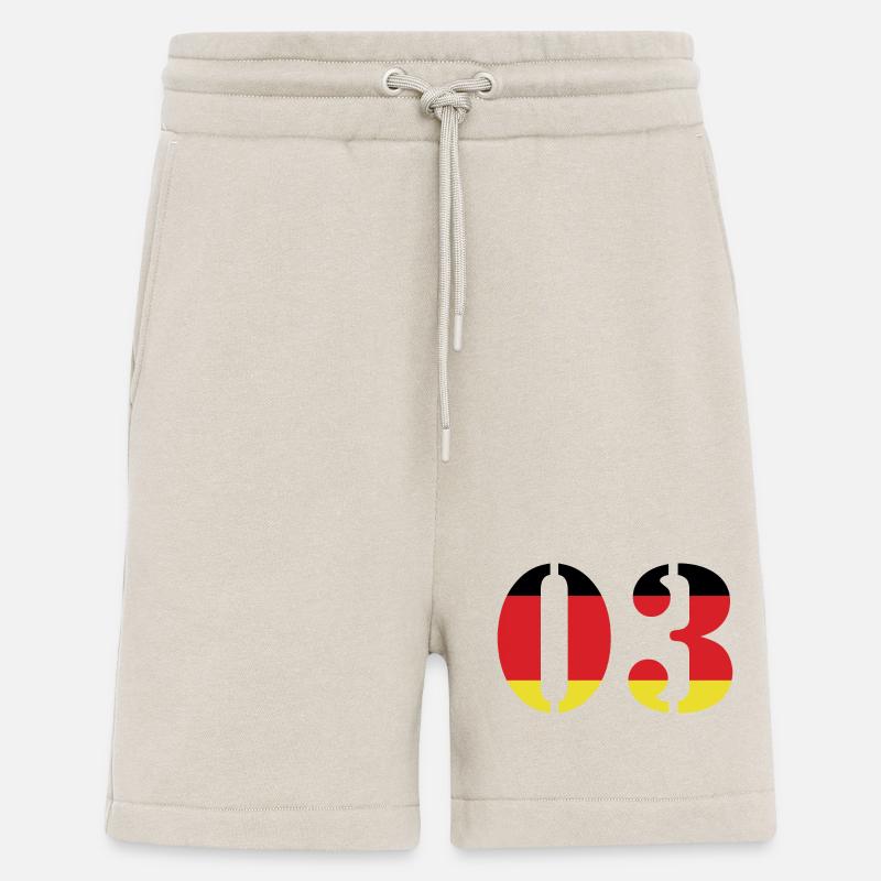 3 Number Jersey Germany - Shorts - made by SPREAD - WARM CLAY
