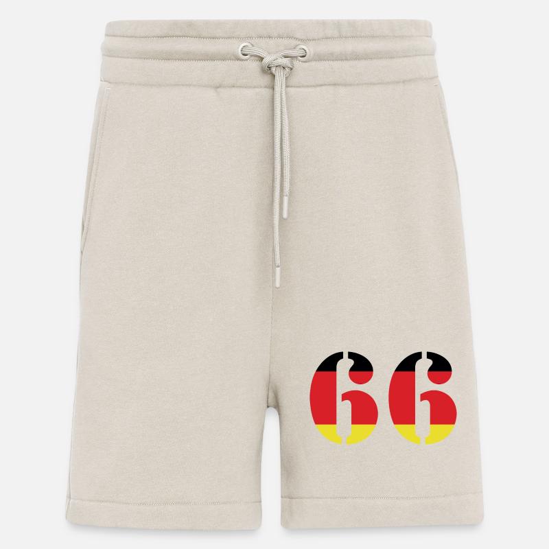 66 Numéro Jersey Allemagne - Short bio décontracté fabriqué en UE - WARM CLAY
