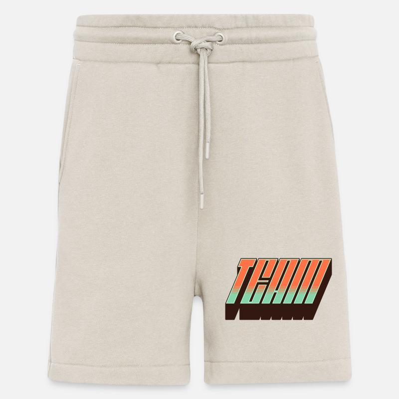 Équipe - Short bio décontracté fabriqué en UE - WARM CLAY