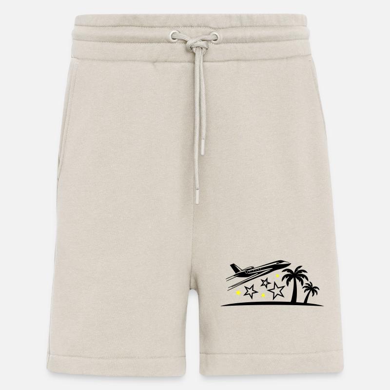 Urlaub Flugzeug Strand - Shorts - made by SPREAD - WARM CLAY