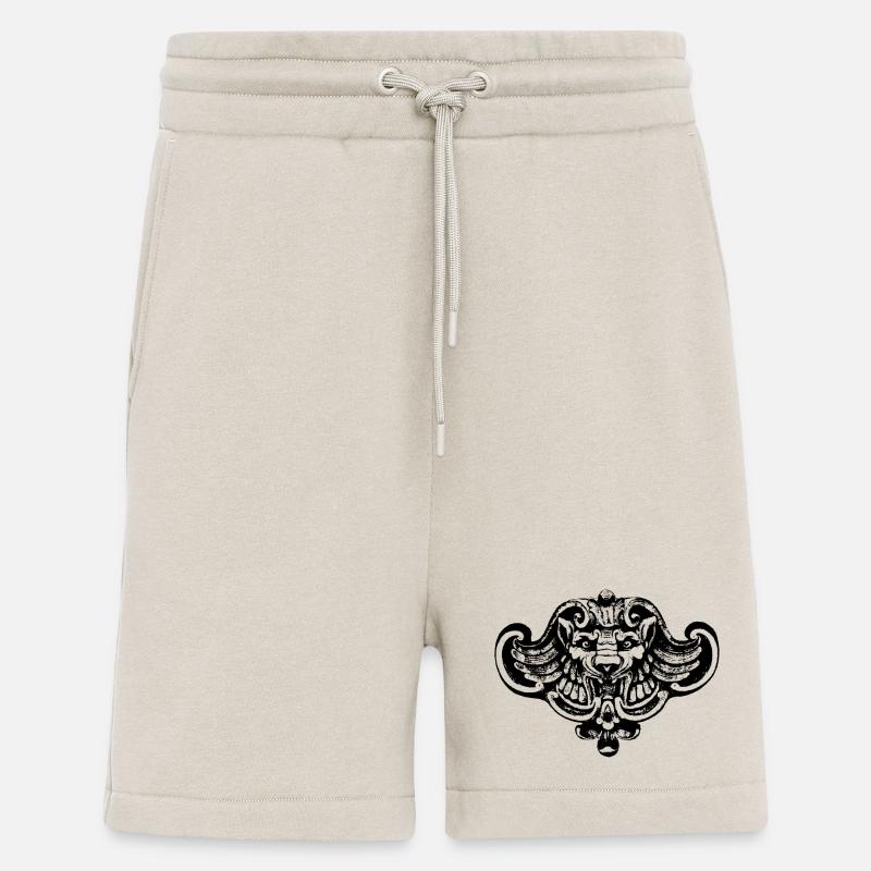 Geflügelter Löwe oder Wolf / Chimäre - Shorts - made by SPREAD - WARM CLAY