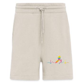 Flügel Surfer Wingsurfing Retro Folie Flügel - Shorts - made by SPREAD - WARM CLAY - Vorne