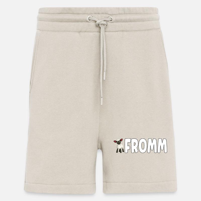 Lammfromm - Vous êtes innocent. TOUJOURS! - Short bio décontracté fabriqué en UE - WARM CLAY
