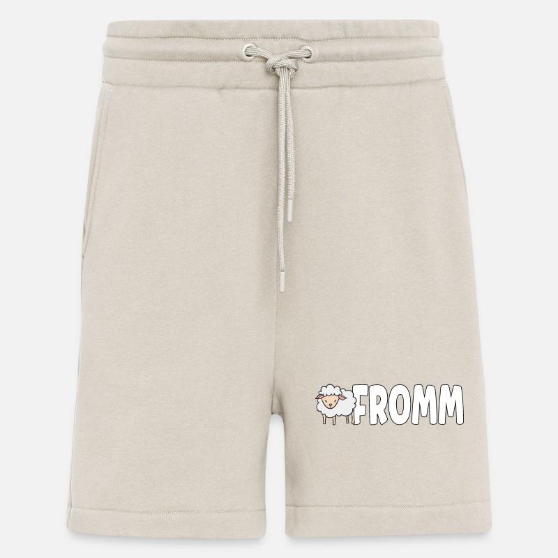 Lammfromm - Vous êtes innocent. TOUJOURS! - Short bio décontracté fabriqué en UE - WARM CLAY