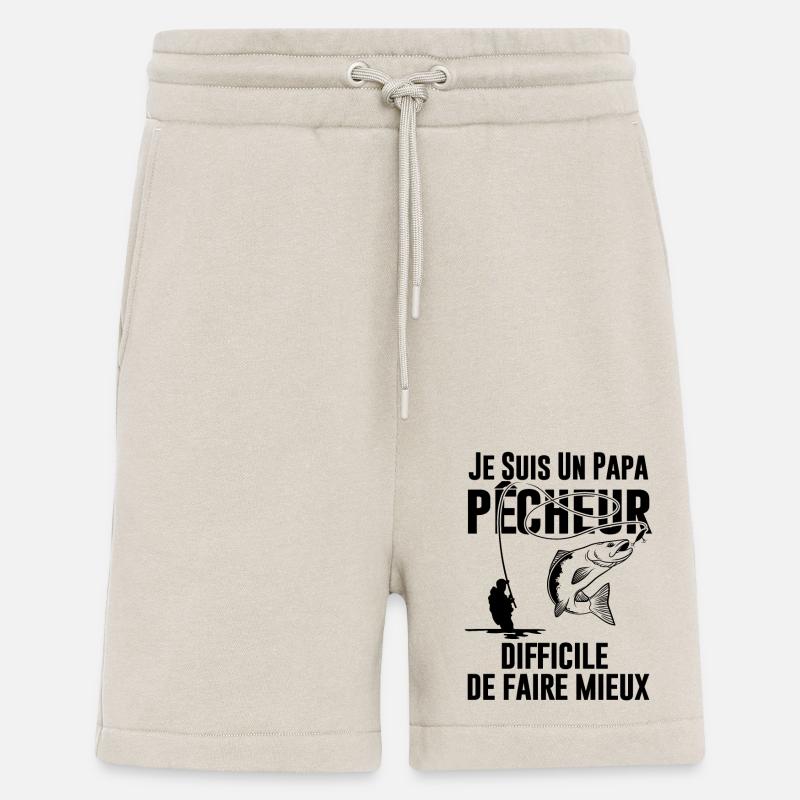 Papa pêcheur 1 - Short bio décontracté fabriqué en UE - WARM CLAY