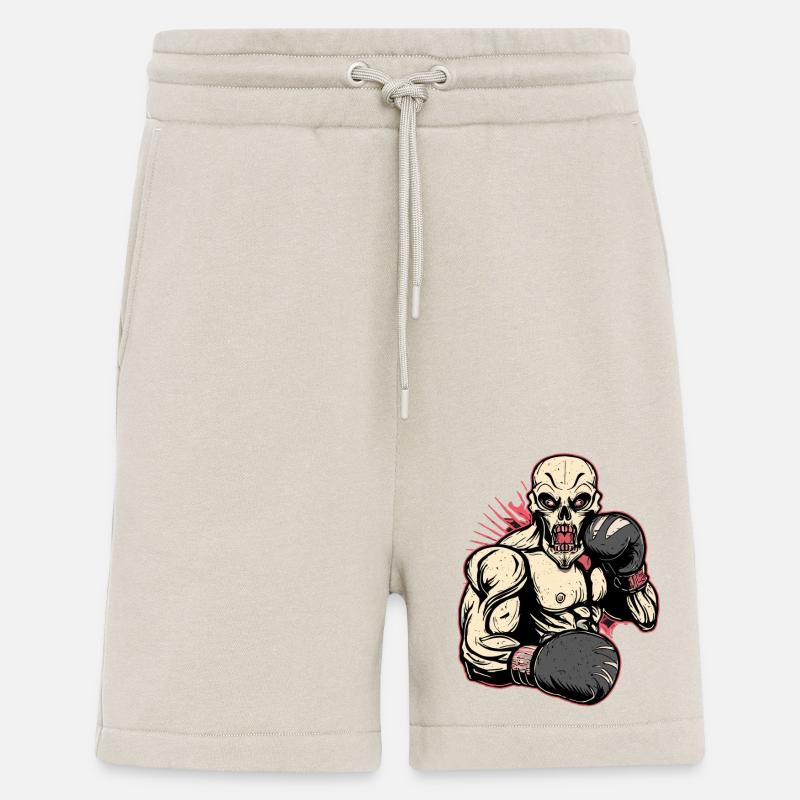 Boxer skull MMA Fighter UFC - Short bio décontracté fabriqué en UE - WARM CLAY