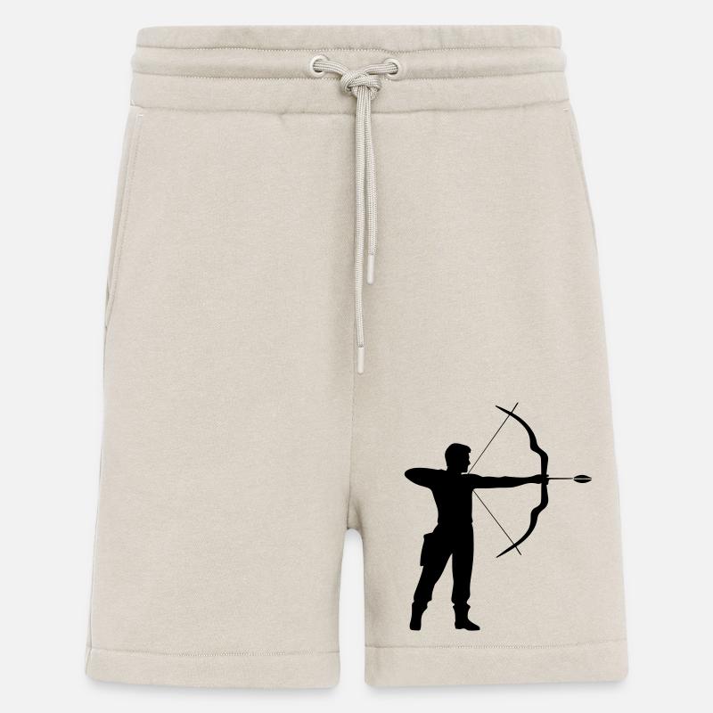 Bogenschießen Mann Symbol - Shorts - made by SPREAD - WARM CLAY