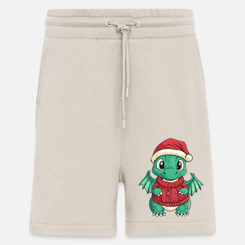Drache Weihnachten Comic - Shorts - made by SPREAD - WARM CLAY