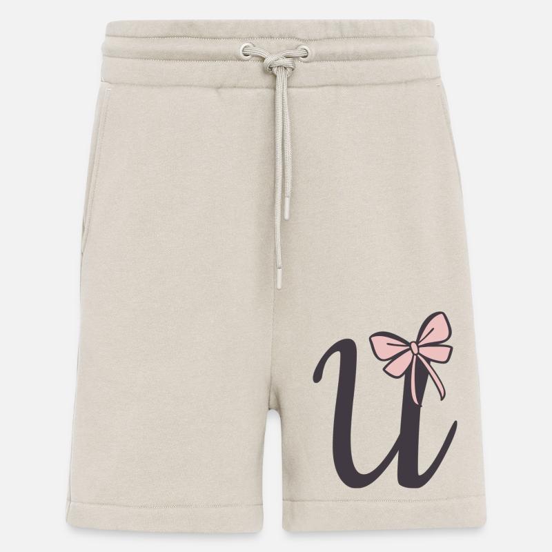 Anfangsbuchstabe U Schleifchen - Shorts - made by SPREAD - WARM CLAY