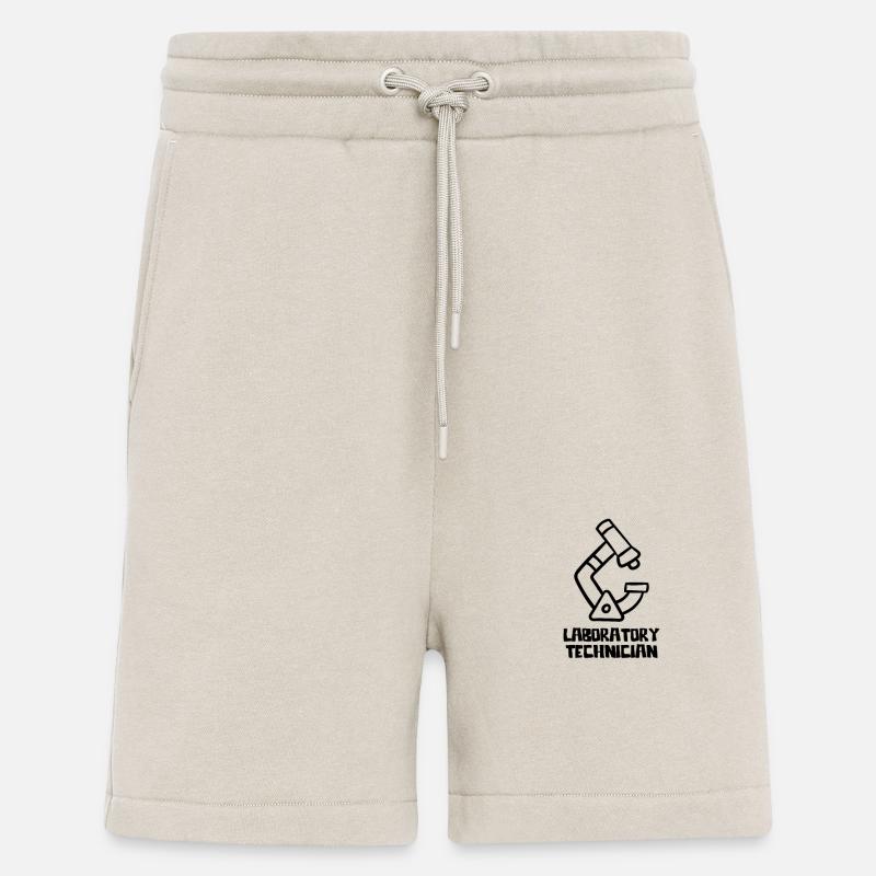 Laboratory Technician - Microscope - Shorts - made by SPREAD - WARM CLAY