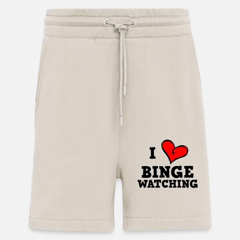 Ich liebe Binge-Watching - Shorts - made by SPREAD - WARM CLAY