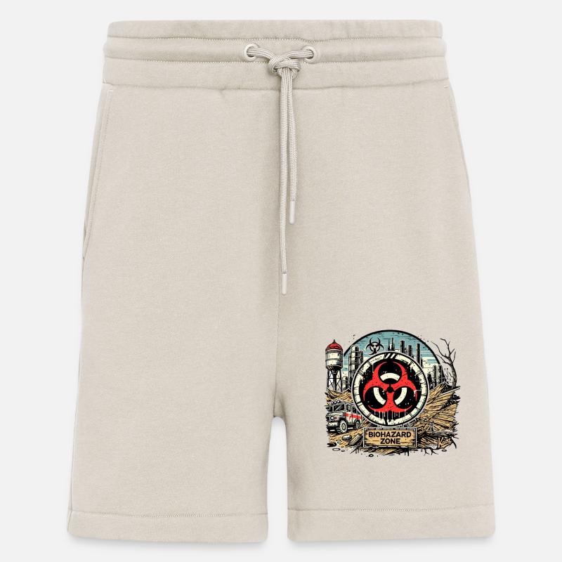 Biogefährdung-Biohazard Zone - Shorts - made by SPREAD - WARM CLAY