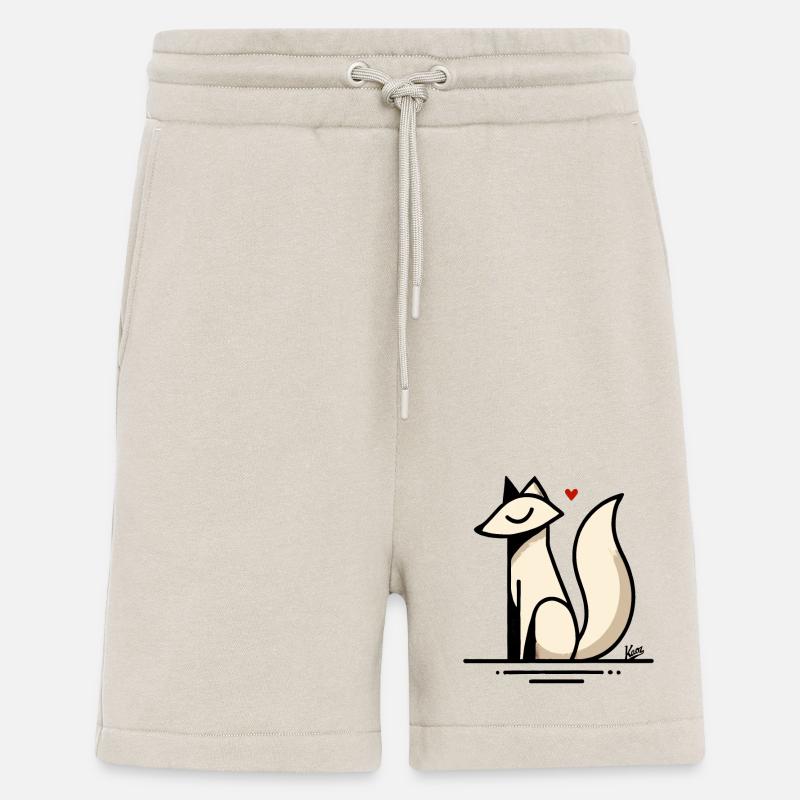 Fuchs Liebe mit Herz - Shorts - made by SPREAD - WARM CLAY