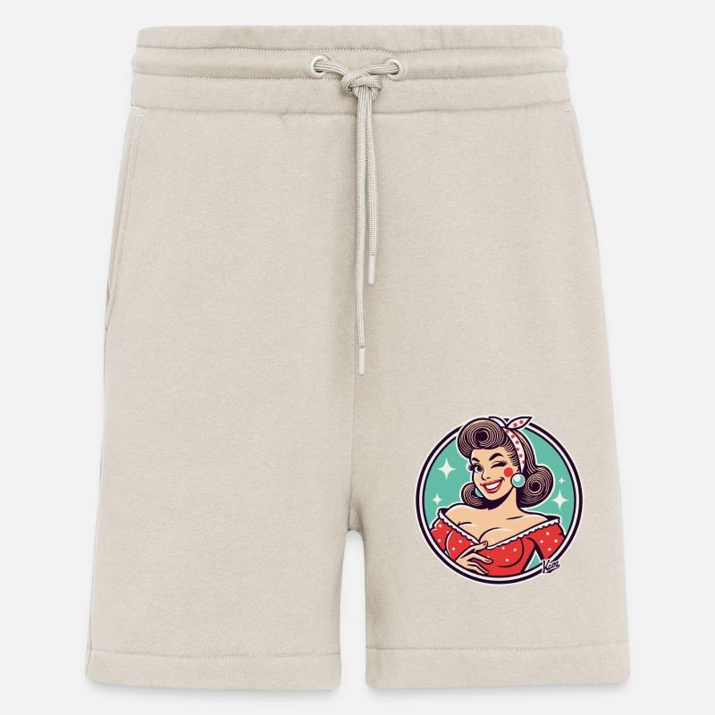 Die gute Retro Hausfrau - Shorts - made by SPREAD - WARM CLAY