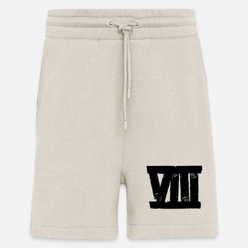 VIII - huit - bande - Short bio décontracté fabriqué en UE - WARM CLAY