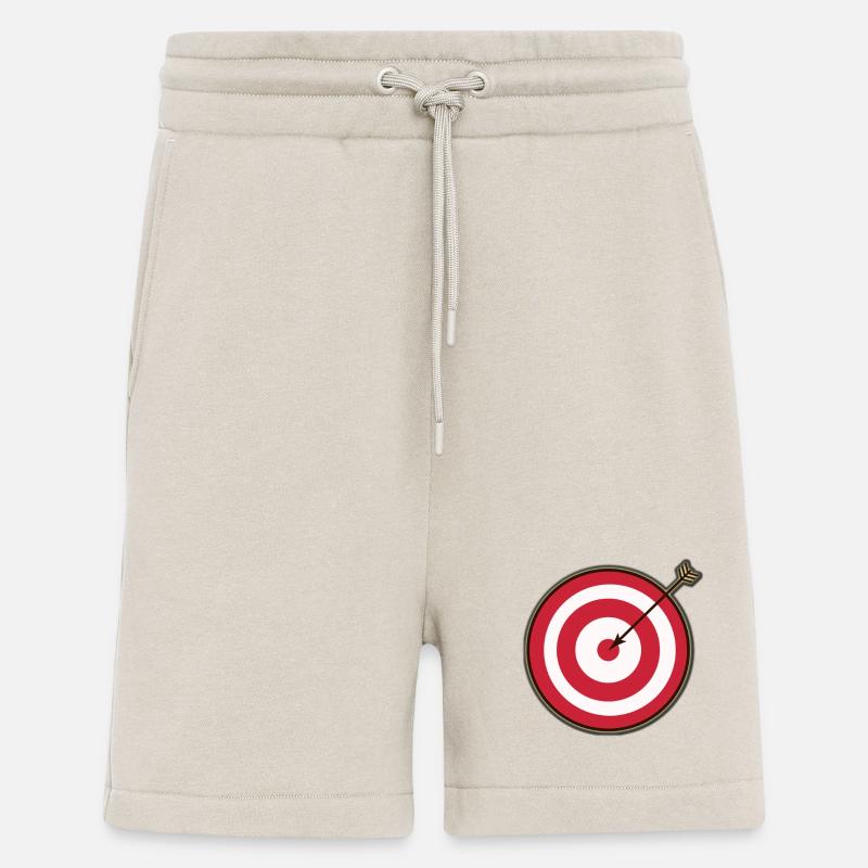 Zielscheibe Pfeil Treffer - Shorts - made by SPREAD - WARM CLAY
