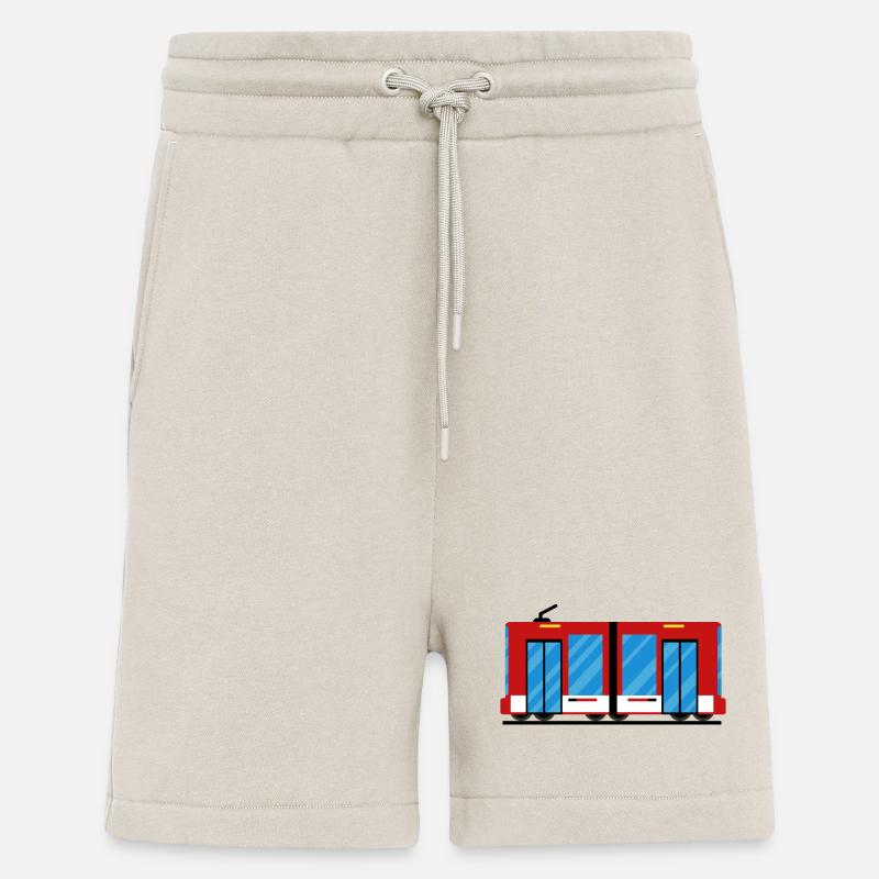 Tram Straßenbahn Zug - Shorts - made by SPREAD - WARM CLAY
