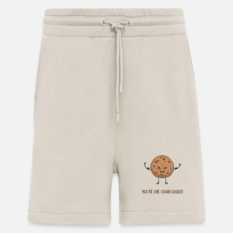 Biscuit - Short bio décontracté fabriqué en UE - WARM CLAY