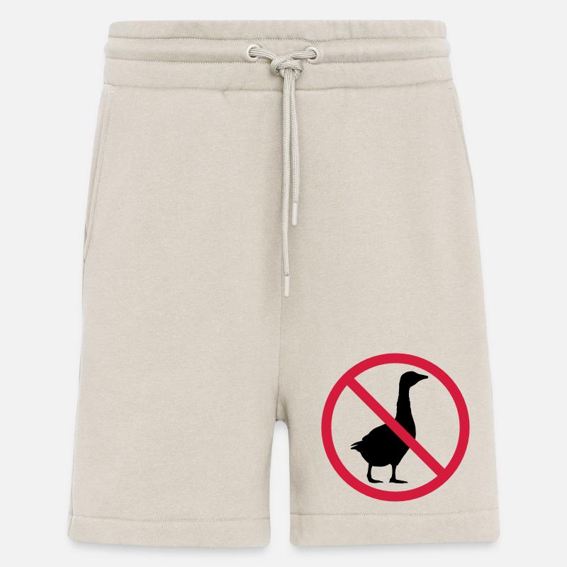 Gans Verboten Schild - Shorts - made by SPREAD - WARM CLAY