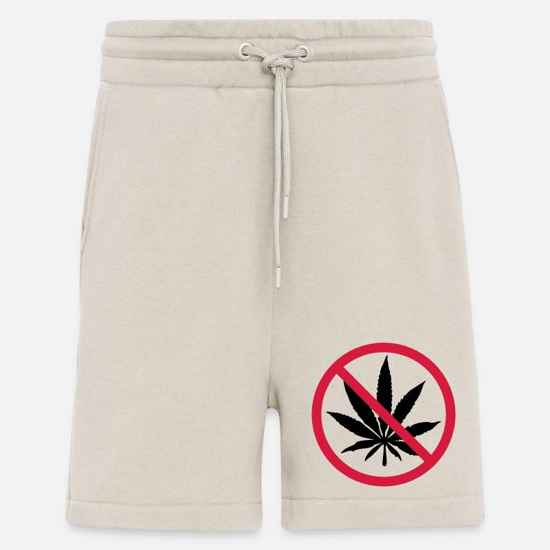Weed Verboten Schild - Shorts - made by SPREAD - WARM CLAY