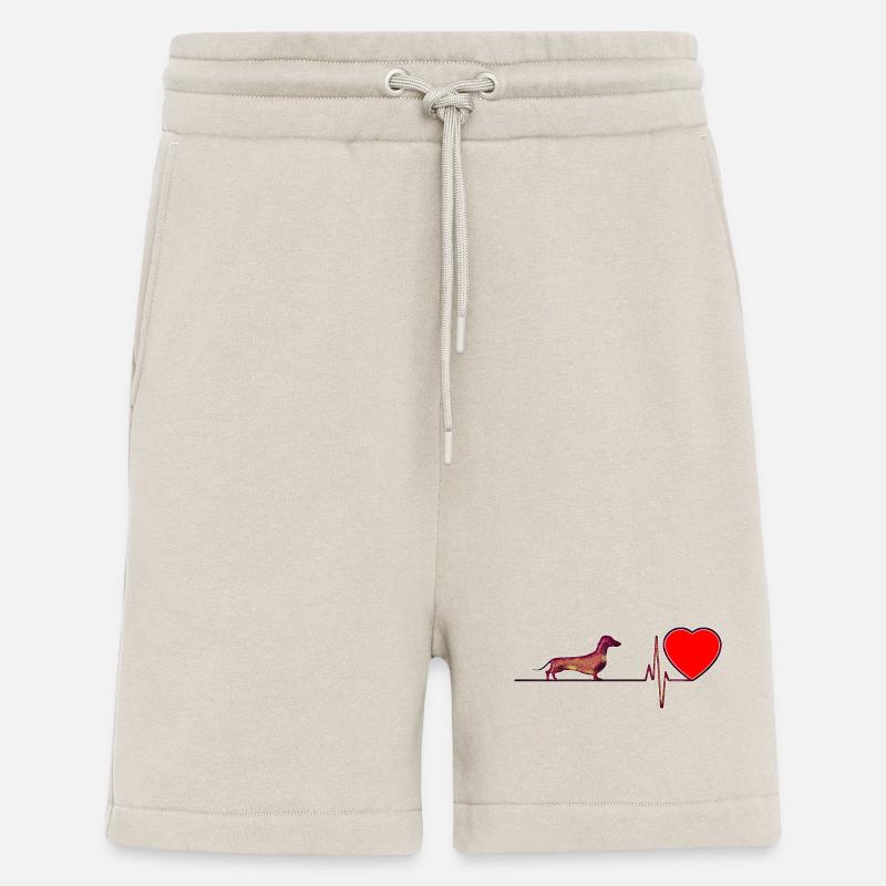 Ich liebe Dackel - Shorts - made by SPREAD - WARM CLAY
