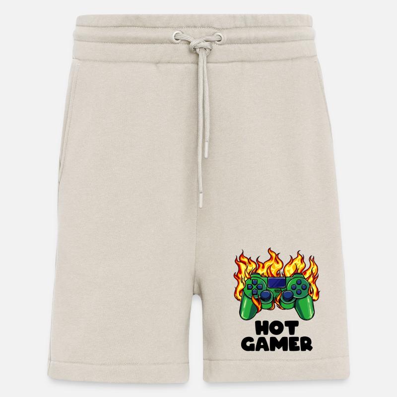 Gamer Zocker Videospieler Games Controller - Shorts - made by SPREAD - WARM CLAY