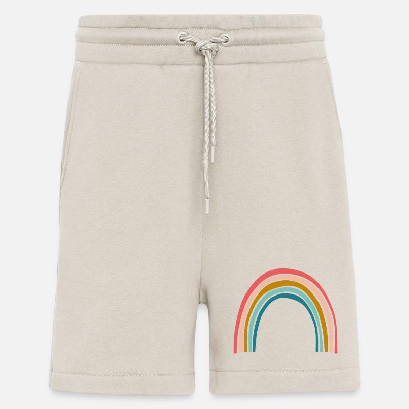 Pastell Regenbogenbogen - Shorts - made by SPREAD - WARM CLAY