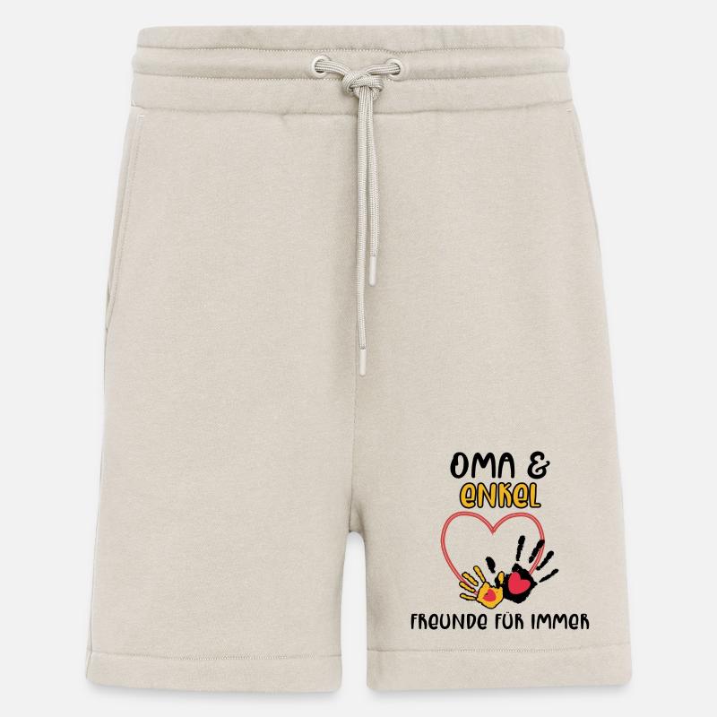 Großmutter Enkel Statement Oma - Shorts - made by SPREAD - WARM CLAY