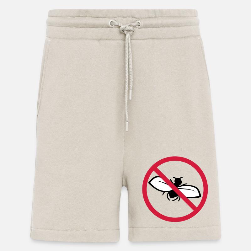 Bouclier interdit de mouche - Short bio décontracté fabriqué en UE - WARM CLAY