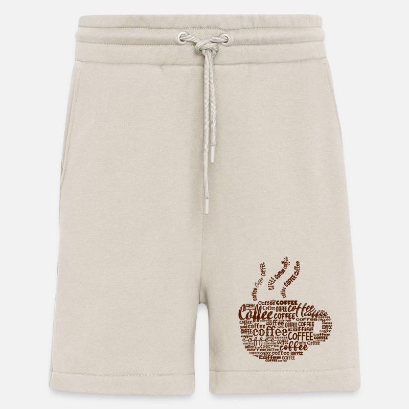Kaffeetasse Kaffee Kaffeetrinker Kaffeeliebhaber - Shorts - made by SPREAD - WARM CLAY