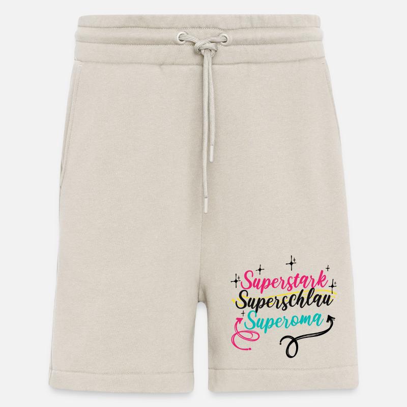 Oma Großmutter Superoma Alte Frau Spruch - Shorts - made by SPREAD - WARM CLAY