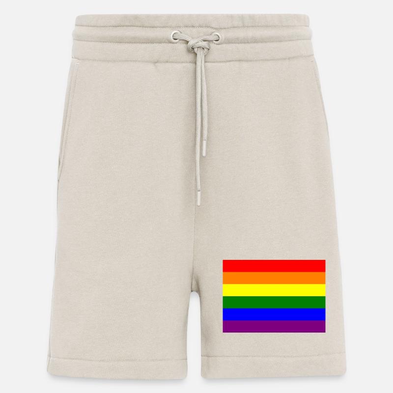 Pride Regenbogen Flaggendesign - Shorts - made by SPREAD - WARM CLAY