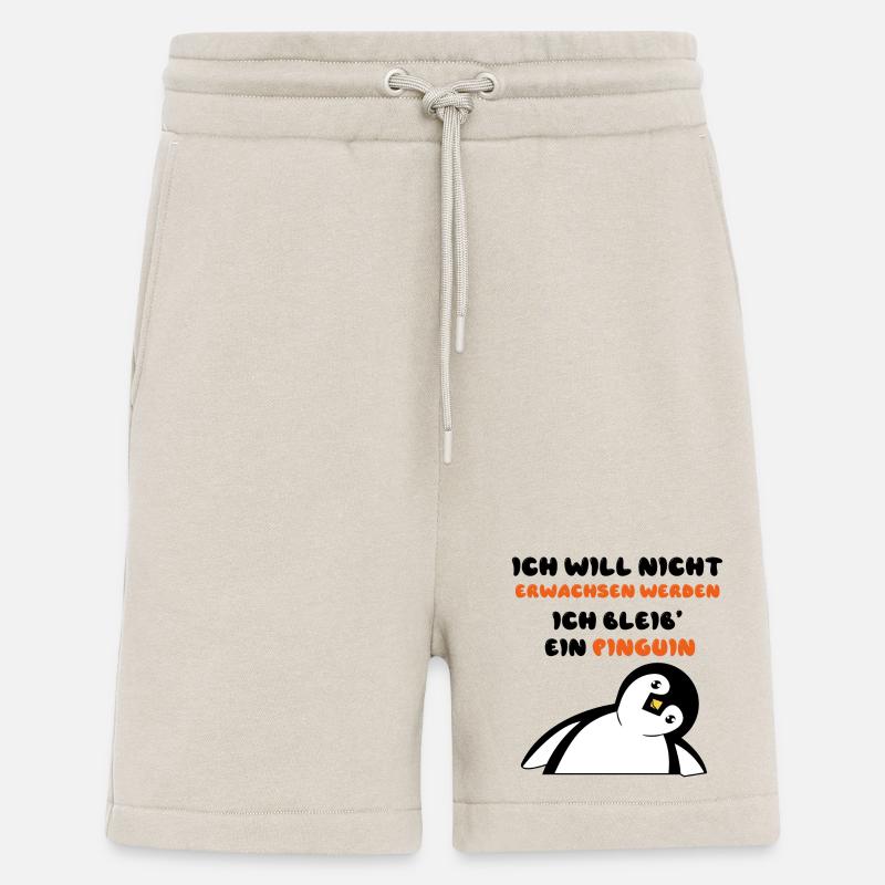 Vogel Statement Süß Pinguin Tier Zoo - Shorts - made by SPREAD - WARM CLAY