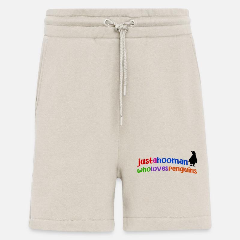 Pinguin Cool Statement Tier Südpol Vogel - Shorts - made by SPREAD - WARM CLAY