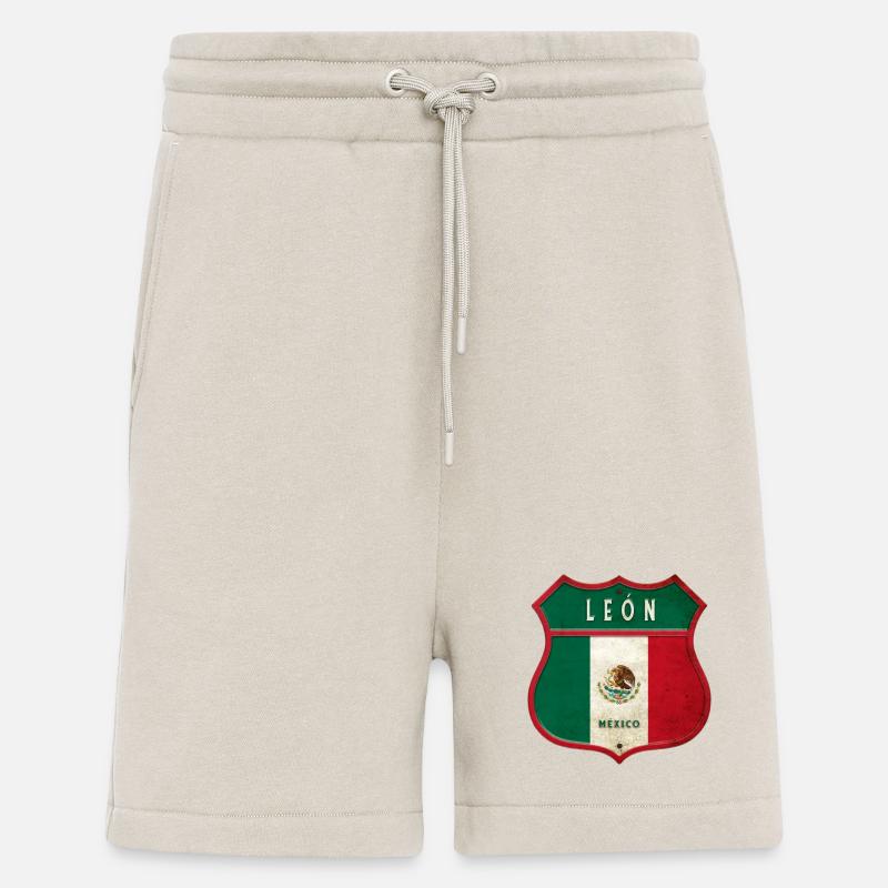 León Mexiko Wappen Design - Shorts - made by SPREAD - WARM CLAY