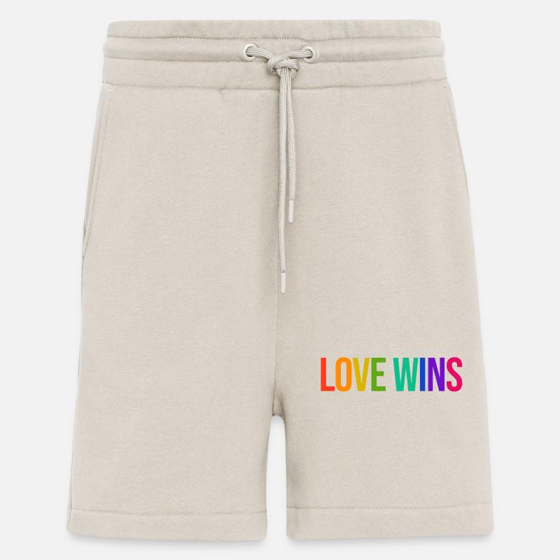 Rainbow Lgbt Equality Statement Pride - Shorts - made by SPREAD - WARM CLAY