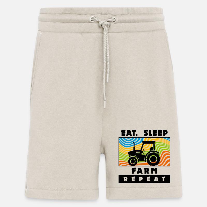 Traktor Bauer Bauernhof Landmaschinen Statement - Shorts - made by SPREAD - WARM CLAY