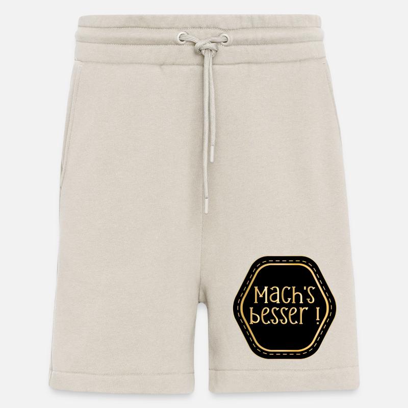 LOBEN KOMPLIMENTE - MACHE ES BESSER - Shorts - made by SPREAD - WARM CLAY
