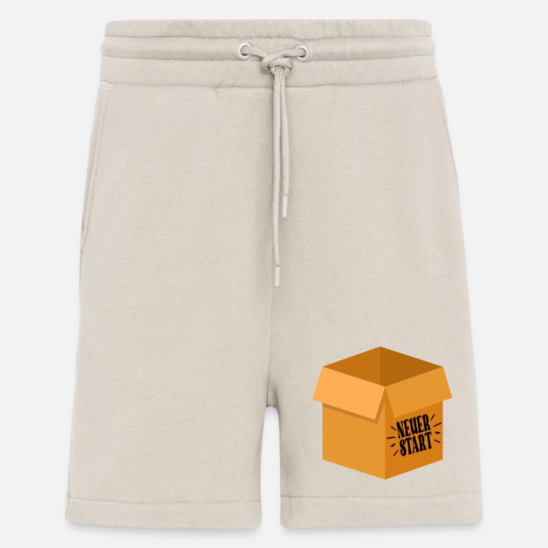 NEUER START - ABSCHIEDSGESCHENKE KARTON - Shorts - made by SPREAD - WARM CLAY