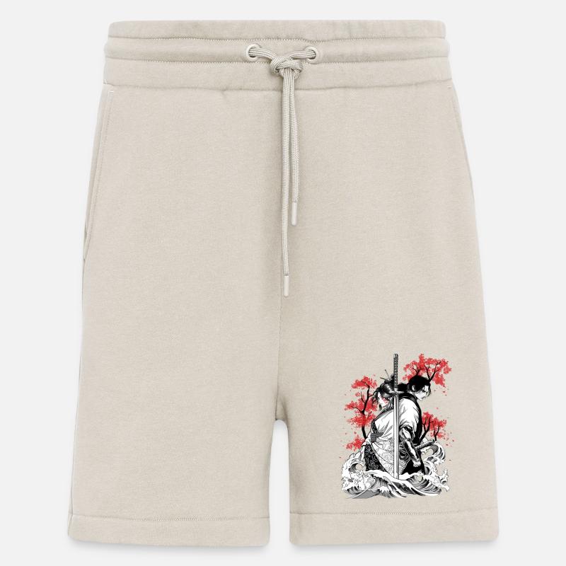 Âmes de samouraï entrelacées - Short bio décontracté fabriqué en UE - WARM CLAY