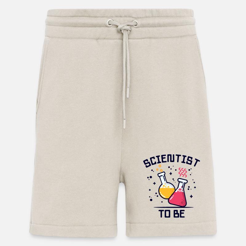 Workaholic Scientist Statement Profession Career - Shorts - made by SPREAD - WARM CLAY