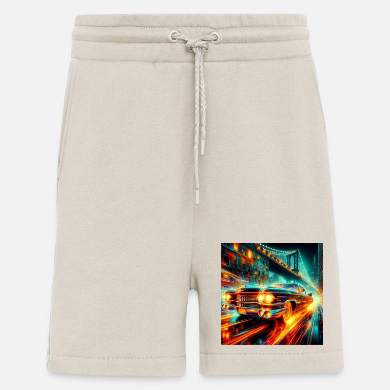 Oldtimer Elektroauto - Shorts - made by SPREAD - WARM CLAY