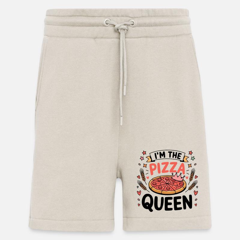 Ich bin die Pizza-Queen - Shorts - made by SPREAD - WARM CLAY