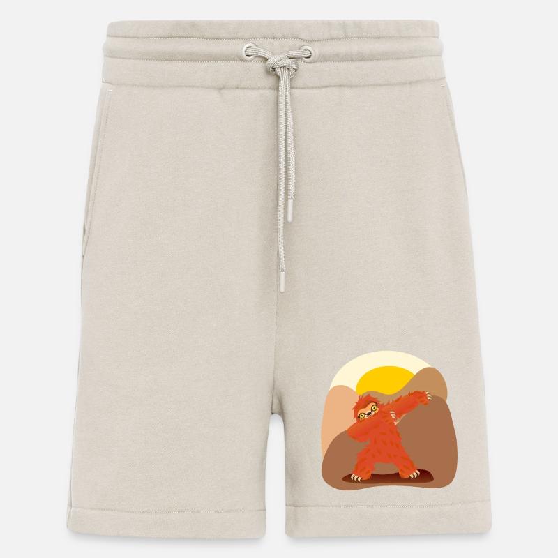 Faultiere Dabbing - Shorts - made by SPREAD - WARM CLAY