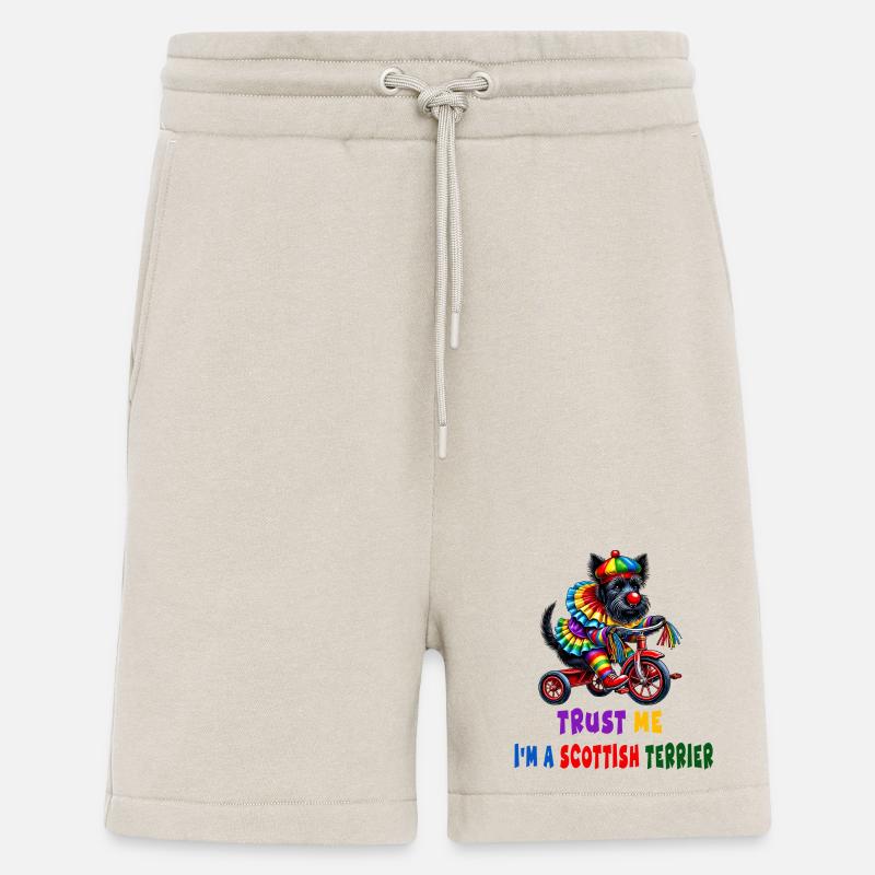 Clown Terrier auf Dreirad - Shorts - made by SPREAD - WARM CLAY